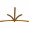 Ekena Millwork Davenport Rough Sawn Timber Gable Bracket, Western Red Cedar, 96"W x 64"H x 2"D x 4"F, 16/12 Pitch GBW096X64X0204DAV00RWR - alternate 5